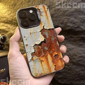 Vintage Industrial Style Rusty Pattern Phone Case For iPhone 17 16 15 14 13 12 11 Pro Max Plus Air The Best Halloween Gifts Fans Phone Case Cover