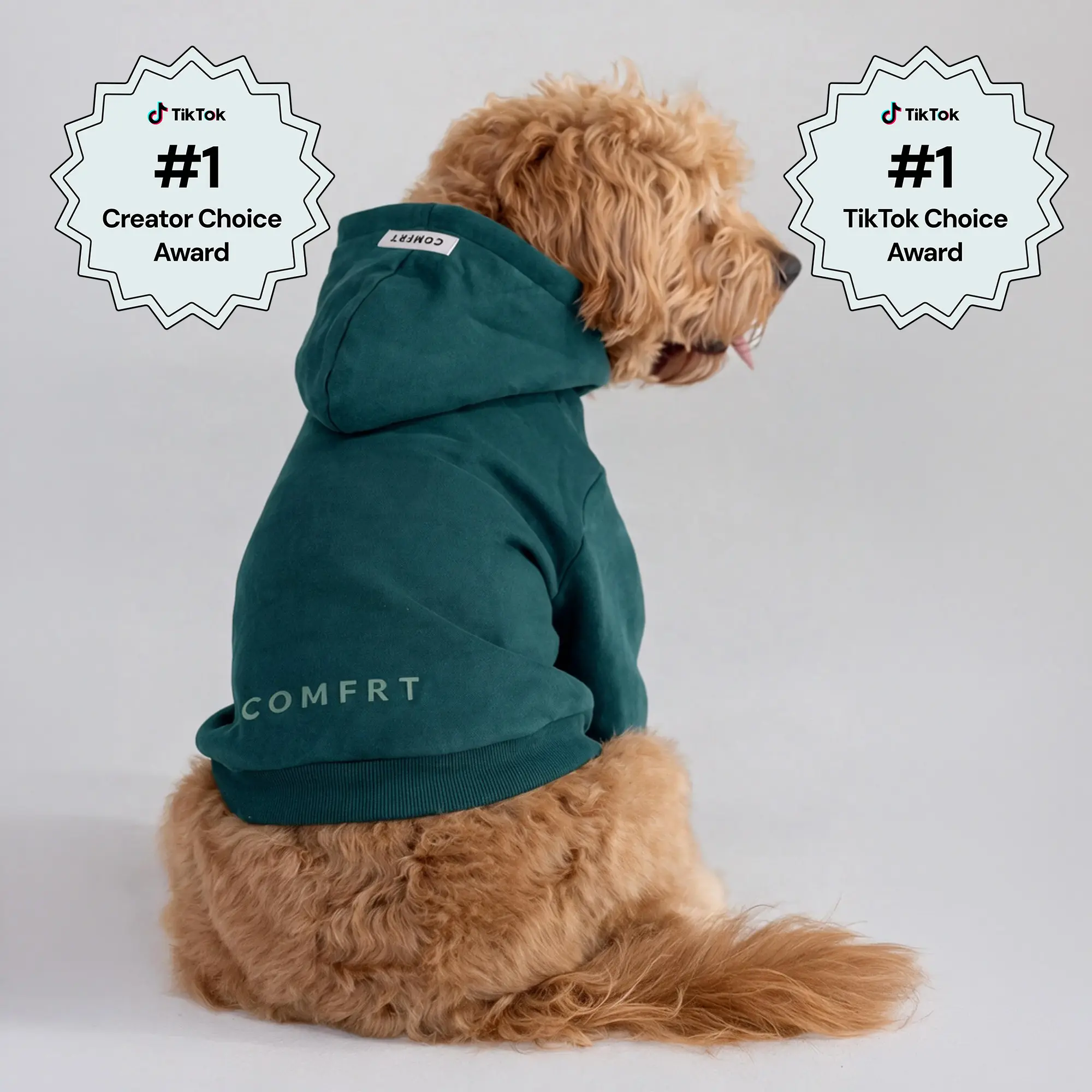 Comfrt | Tranquil Paw Hoodie | Soft Hooded Pet Clothing Outfits Comfrt | Tranquil Paw Hoodie | Soft Hooded Pet Clothing Outfits
