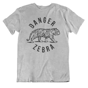 Danger Zebra, Graphic Tees, Funny Shirts, Mens Tshirt, Graphic Tshirts, Tshirt Gifts, Tshirts, Novelty Tshirts, Mens Tshirt Gifts, Tiger