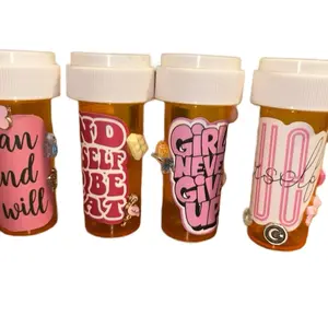 Portable Home Use Travel Tablets/Capsule Dispensing Bottles - Organiser - Canister