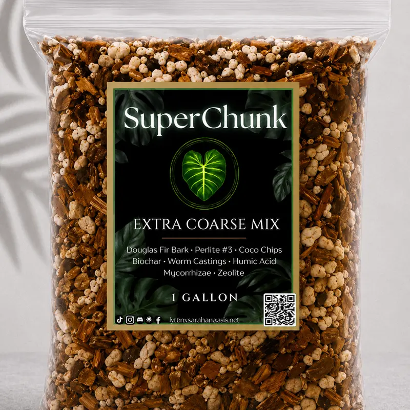 SuperChunk — Extra-Coarse Aeration Potting Mix | Maximum Drainage for Houseplants
