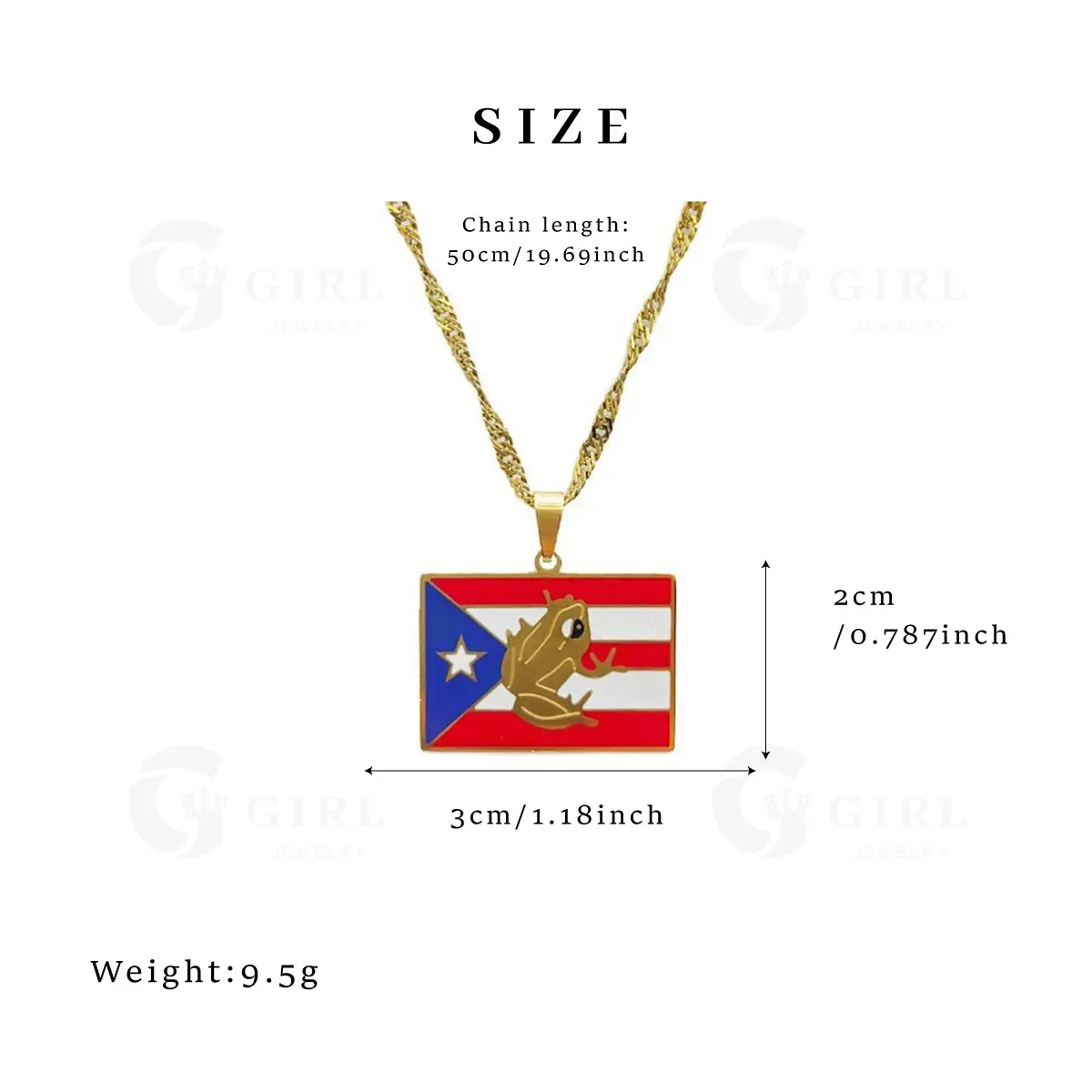 P-Puerto Rico Flag