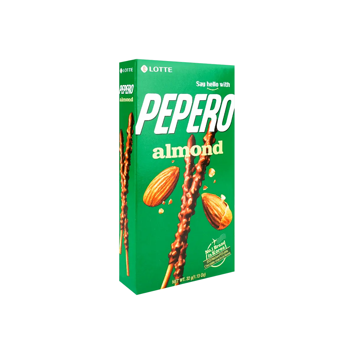 LOTTE Korea Pepero Almond and Chocolate 32g