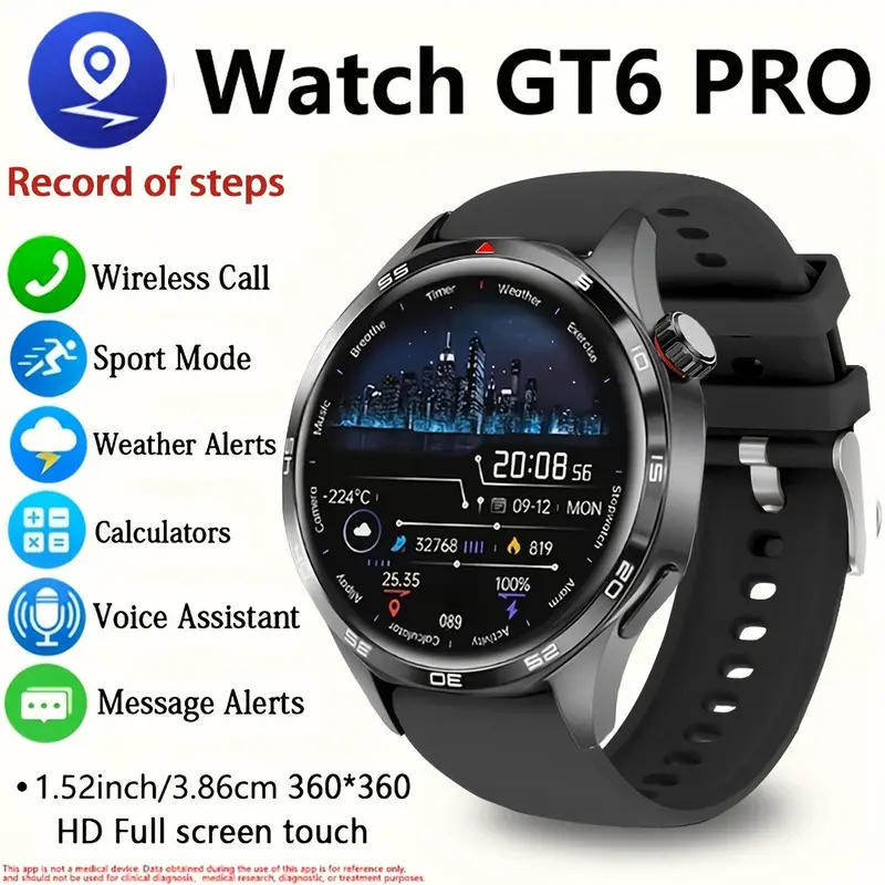 Smartwatch for Fitness 2026 New Arrival, Metal Body, Silicone Band, Multiple Watch Faces, Wireless Communication, Sms Alerts, Sports Modes, USB Charging, Music Control, Step Counter, Gift Idea