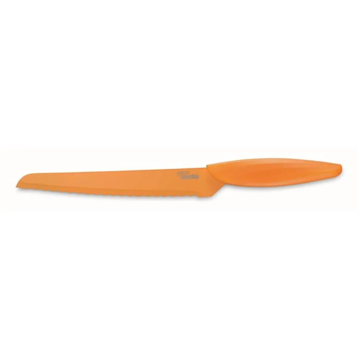 Ausonia A061302 20 cm Brio Steel Cutlery Bread Knife, Orange Kitchen Knives