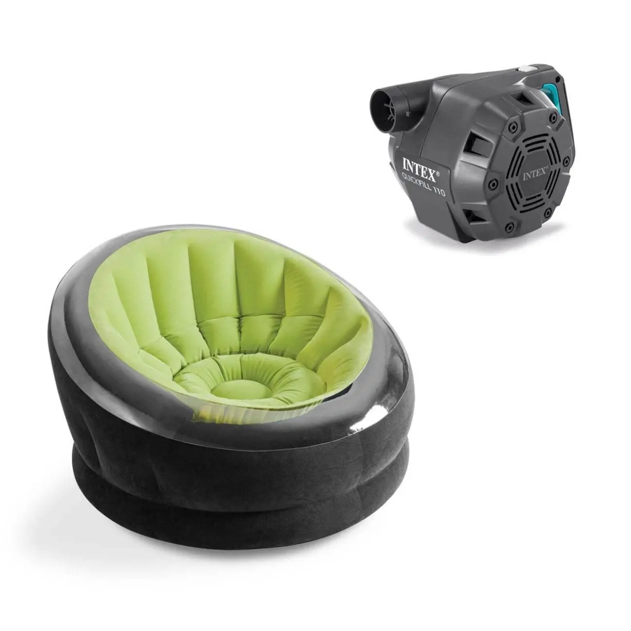 Intex Empire Inflatable Lounge Chair, Lime Green - TikTok Shop