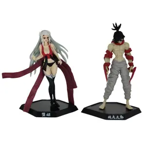 15CM Demon Slayer Anime Figures Gyutaro Ume Gk Figurine Pvc Manga Statue Model Doll Collectible Room Decoration Gifts