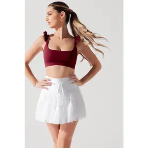Romance Ruffle Bra - Crimson