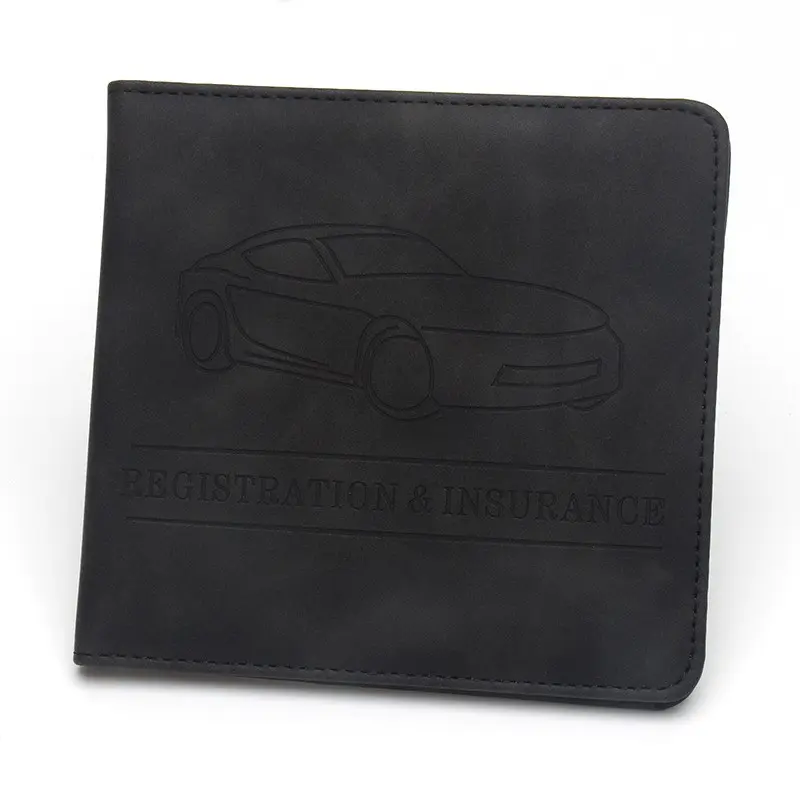 Summer Gift Car Registration & Insurance Holder, PU Wallet, License Kit, Travel Accessory, Holiday Gift for Men & Women, Multiple Colors, Travel Essentials