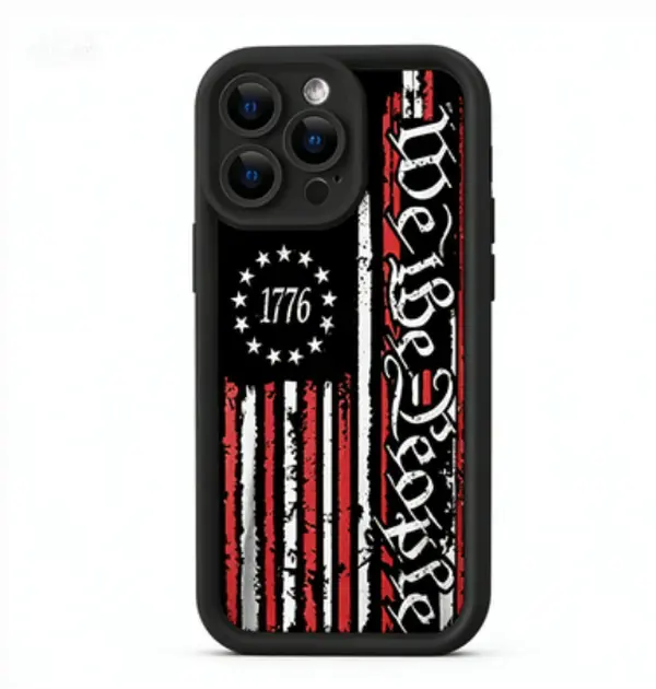 Phone case: 1776 Flag Theme Luxury Shockproof Aesthetic Cute Phone Case for iPhone 11 12 13 14 15 Pro Max  X XS Max XR 7 8 Plus SE2 SE3 Case for Unisex,  Protection, Soft Touch, iPhone Case