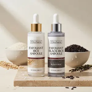 Peel Shot Glow RiceAmpoule Duo-Serums for Brightening,Exfoliating, andMoisturizing -Suitable for All Skin Types oil lala ex foi late your black rice ampoule white magic head pop beauty Mother's Day Gift