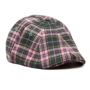 The Azalea Boston Scally Cap - Plaid Edition