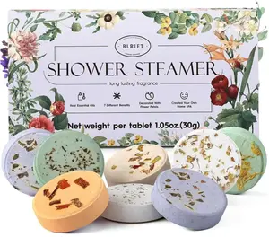 Shower Steamers Aromatherapy Blriet, Stocking Stuffers for Women, Teen Girls, Wife and Her, Christmas Gifts for Women and Mum, White Elephant Gifts for Adults, Birthday, Spa - 8 Pack