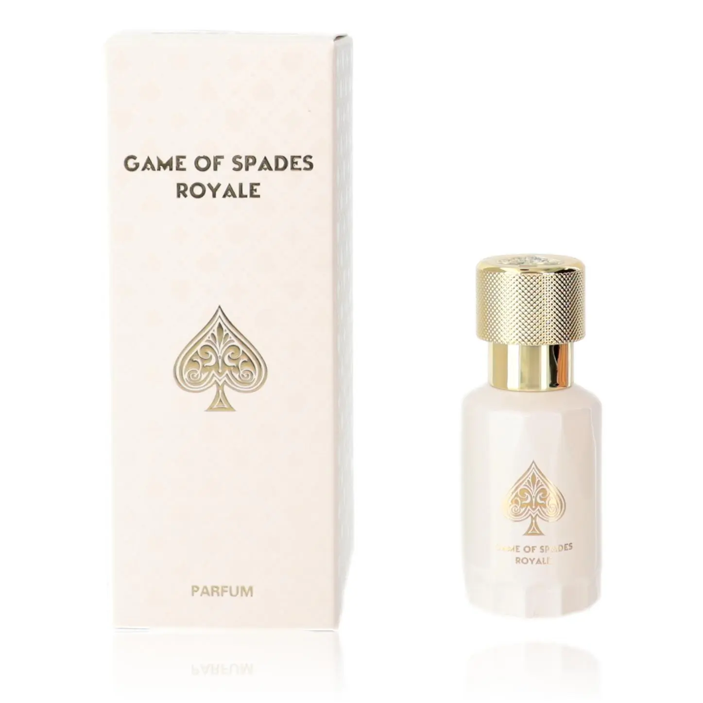 Game of Spades Royale by Jo Milano, 0.3 oz Parfum Spray for Unisex, Unisex Fragrance, 0.3 Fl Oz, Cedarwood Unisex Fragrance, Jasmine