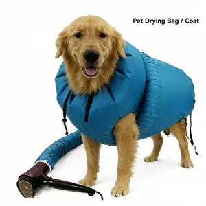 Dog & Cat Drying Bag - Hair Drying Quick-Dry Tool, Automatic Blow Dry, Large Dog Specific, Pet Grooming Bath Accessory, Grooming Products