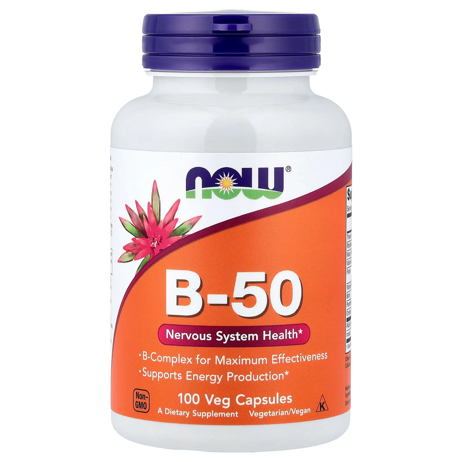 NOW Foods B-50, 100 Veg Capsules NOW Foods B-50, 100 Veg Capsules