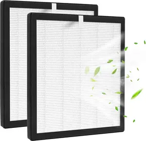 TZ-K2 Replacement Filter Compatible with ToLife TZ-K2, 3-in-1 H13 Activated Carbon Filter, 2 Pack