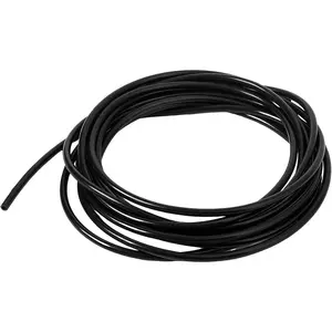 16.4 Feet Black Silicone High Temperature Vacuum Hose ID 1/8 Inch(3mm) OD 3/16inch(5mm) Vacuum Tubing for Automotive and Pipeline