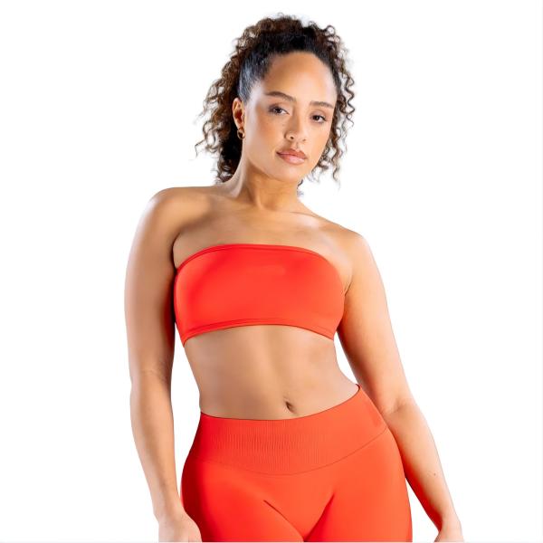 <WITH LOGO> DFYNE Backless Bandeau and Shorts/Leggings Set - Seamless shaping design, hip-lifting design, women's sportswear set, suitable for yoga, fitness, cycling, hiking, running, sports, outdoor leisure and other occasions.
