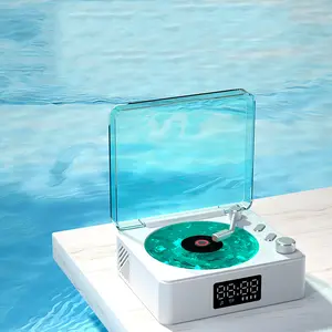 Multifunctional Anxiety Relief Speaker: White Noise, LED Clock, USB/AUX, Environment Light,  Desktop Bluetooth Subwoofer Decor