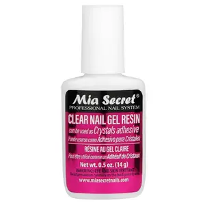 Mia Secret Brush on Clear Nail Gel Resin 0.5oz nail care nail art crystal glue adhesive professional