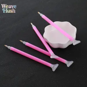 4 Packs Diamond Painting Tools Set, Copper Tip Point Drill Pen for Square & Round Diamonds, Premium DIY Diamond Painting Accessories, Ergonomic Metal Head Pick Up Pen Kit for Handmade Art Craft Diamond Embroidery Projects
