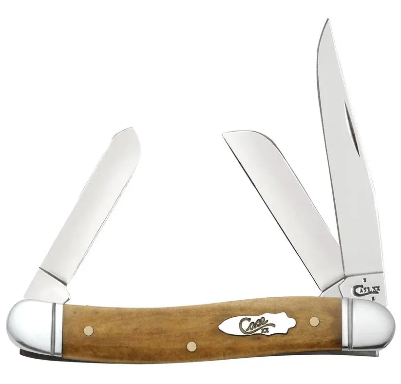 Case Smooth Antique Bone Medium Stockman