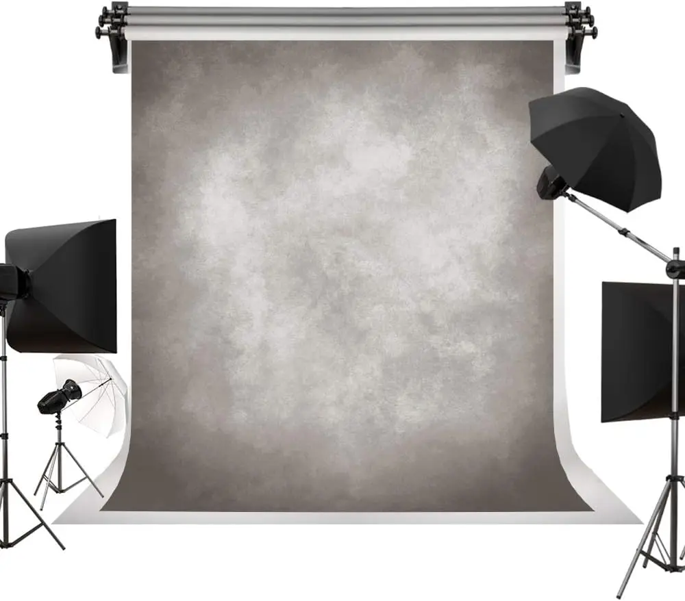 5x7ft  Backdrops Abstract Grey Portrait Photo Backdrop for Photography Studio