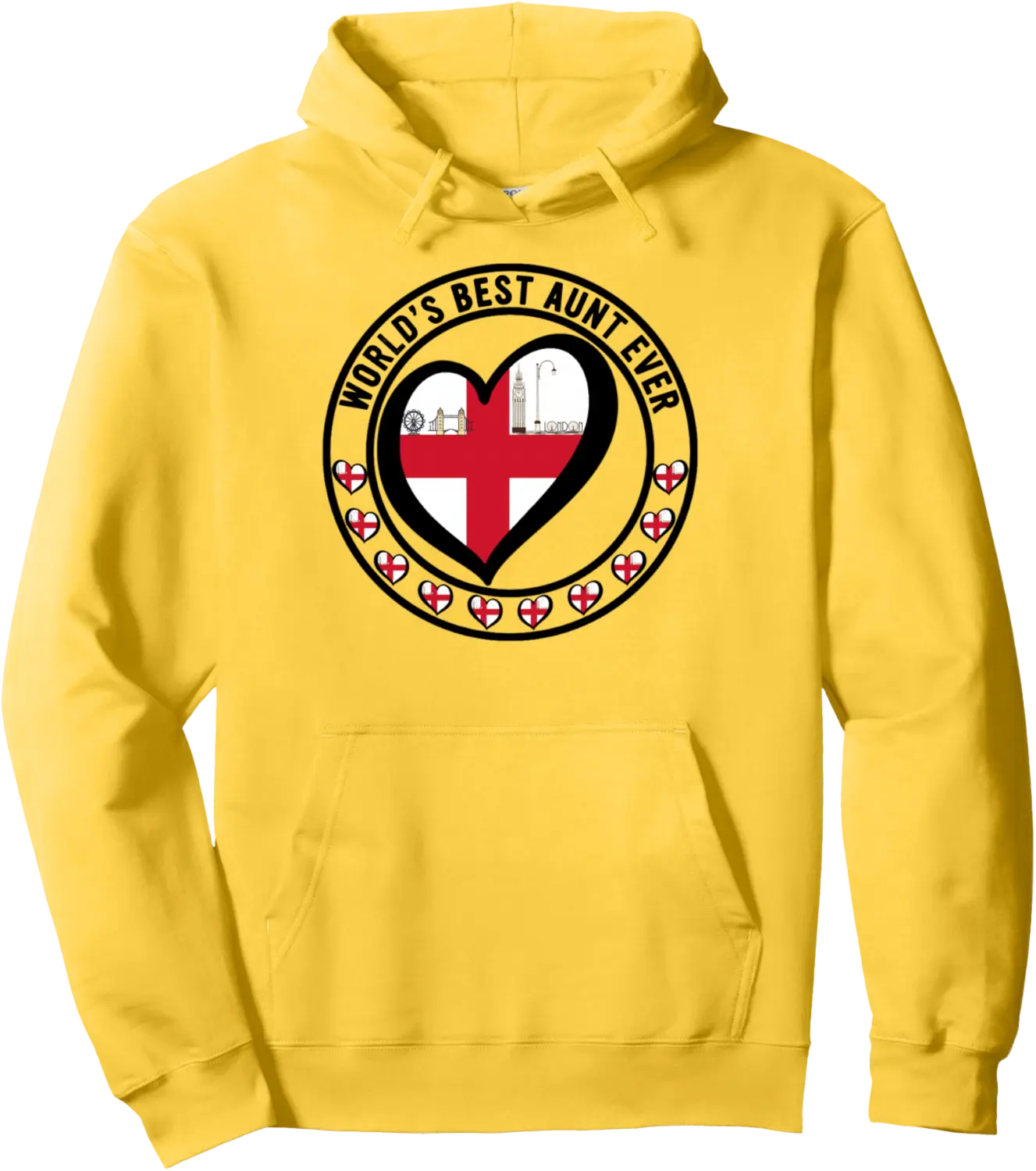 World's Best Aunt Ever English Aunt And Niece Nephew Merch Pullover Hoodie - Keylamartine Shop 73B0FNWFPM99