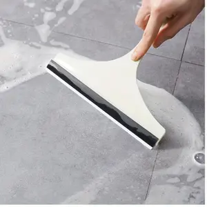 Household Cleaning Bathroom Mirror Cleaner With Silicone Blade Holder Hook Car Glass Shower Squeegee Window Glass Wiper Scraper Window Cleaning Tool