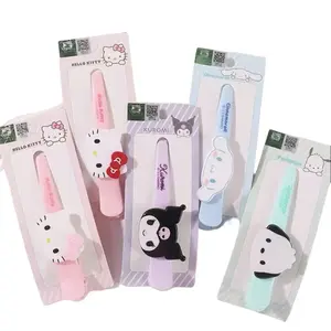 Sanrio HelloKitty Kuromi Jade Cinnamon Clip - Cute Bangs Clip for Fans of the Cartoon Character, Ideal for Stylish Hair Accessories