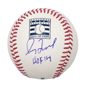 Greg Maddux Autographed Braves Cubs HOF Baseball W/ HOF 14 Beckett Witnessed