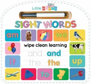 USED-Write & Wipe Sight Words - Children's Novelty Learning Board Book - Wipe Clean - Educational (Wipe Clean First Skills Learning Series: Includes Dry-Erase Marker) by Little Hippo Books (Unknown)