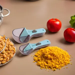 Adjustable Digital Measuring Cup Spoon for Cooking, Multifunctional Scale for Solid Powder Liquid, Kitchen Baking Tool Set