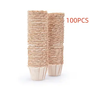 100 Count Disposable K Cup Coffee Paper Filters Brewing, Replacement Filter with Lid, Fits All Keurig Single Serve Brands, Home Office Travel Use, Easy Handling, Convenience