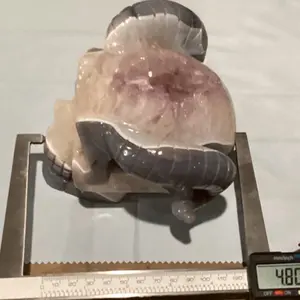 Amethyst Crystal Skull Carving