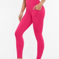 Legging-Raspberry Red
