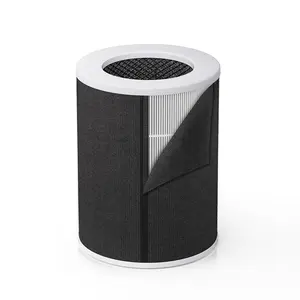 Provirtec AP-12 Air Purifier Replacement Filter, Washable Pre-Filter, Enhanced Activated Carbon, 5-Stage H13 HEPA Filter, 99.97% Filtration Efficiency, Specially Designed for Pets