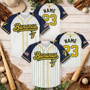 Custom Name & Number Baseball Team Jersey, Jersey For Fan, Baseball Lovers