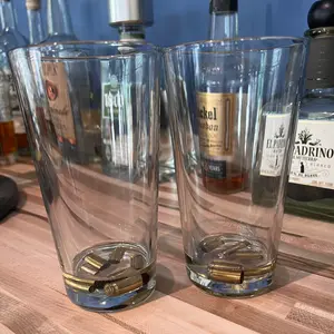 Bullet Pint Glass Bullet Pint Glass