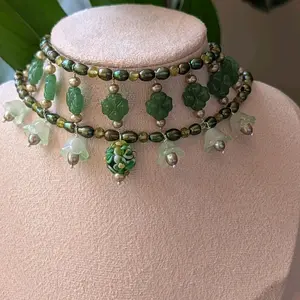 four leaf clover choker necklace