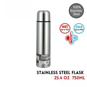 25.4oz Insulated Stainless Steel Flask | Hot & Cold Drink Bottle
