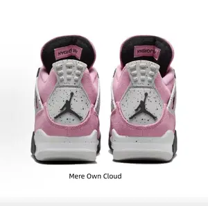 Soft Pink Retro Kicks – Premium Suede & Mesh Sneakers in Bold Monochrome for Street Style
