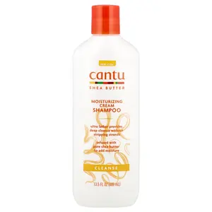 Cantu Shea Butter, Moisturizing Cream Shampoo, 13.5 fl oz (400 ml)