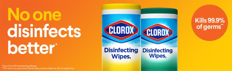 Clorox Disinfecting Wipes Value Pack, Household Essentials, 75 Count, Pack of 3 (Package May Vary)