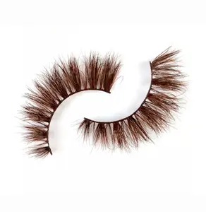 Coiffure Extensions 100% Real Mink Brown Eyelashes Style Fun