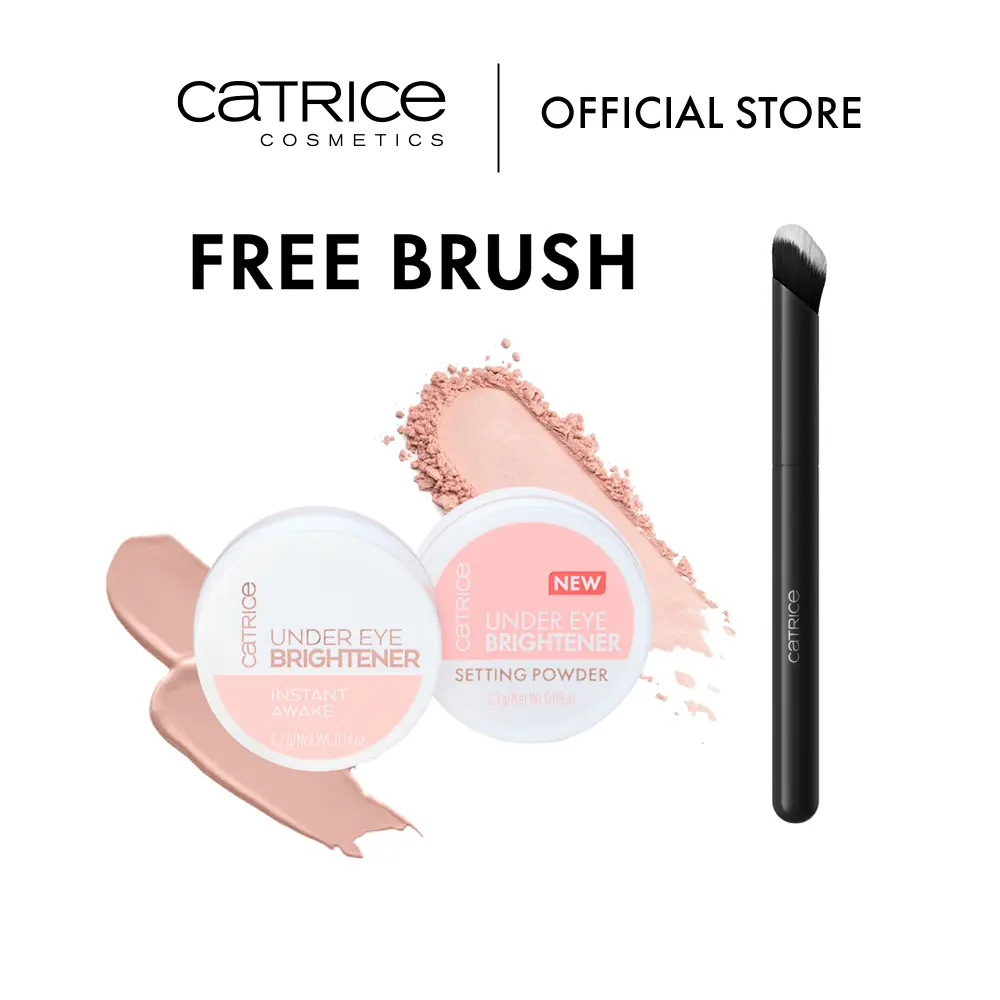 Under Eye Brightener Concealer & Setting Powder + Brush Under Eye Brightener Concealer & Setting Powder + Brush