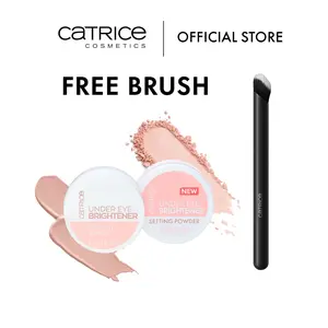 Under Eye Brightener Concealer & Setting Powder + Brush Under Eye Brightener Concealer & Setting Powder + Brush