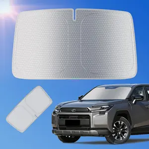 Portable Foldable Car Windshield Sunshade – Double-Layer UV Protection for Sedans, SUVs, and MPVs,Graphene,Please specify the vehicle model, size, and color in the order notes.