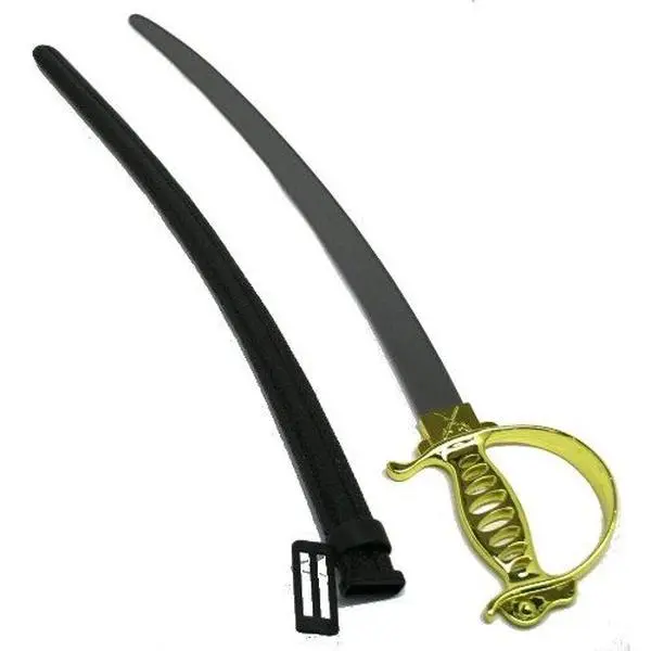 Gold/Black Cavalier Historic Sword - Civil War - Costume Accessory Prop